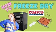 How to Freeze Dry COSTCO ROTISSERIE CHICKEN! Step-by-step process with bonus DINNER RECIPE!