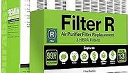 Durabasics 3 Pack of HEPA Filters Compatible with Honeywell Air Purifier Replacement Filters, Honeywell Air Purifier Filters, Honeywell Filter R, Honeywell HEPA Filter Replacement & Honeywell HPA300