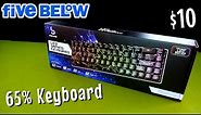 $10 65% Gaming Keyboard from Bass Jaxx | Five Below Review