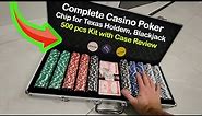 Casino Poker Chip Kit for Blackjack Texas Holdem with Briefcase Review