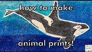 How to Make Animal Stamps Step by Step