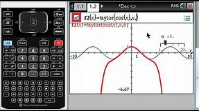 Taylor Polynomials (Series) on the TI-Nspire CAS