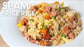 SIMPLE SPAM FRIED RICE RECIPE(QUICK & TASTY Fried Rice Recipe For Beginners)