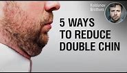 How to photograph a person with a double chin