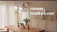 Dining room makeover + Ikea besta hack | How to design a room from start to finish