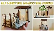 DIY Mini Asian Bamboo Zen Garden