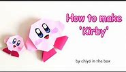 【Kirby】How to make 'Kirby' Paper Crafts Origami Game