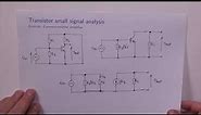 Transistor Small Signal Analysis