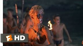 Lord of the Flies (9/11) Movie CLIP - Conquering the "Monster" (1990) HD