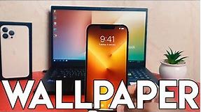 How to change wallpaper in iPhone 13 Pro Max