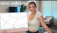 M1 PINK IMAC UNBOXING // Upgraded 24" iMac Review 2021 (average human being)