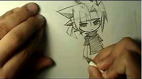 How I Draw - Chibi Sasuke | Naruto | Sketching