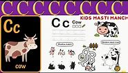 The English Alphabet | Letter C Worksheet | Letter C Coloring, Tracing, Sounds, Matching | Part-3