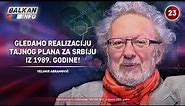 INTERVJU: Velimir Abramović - Gledamo izvođenje tajnog plana za Srbiju iz 1989. godine! (8.10.2023)