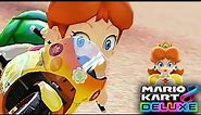 Mario Kart 8 Deluxe Baby Daisy Gameplay at Lucky Cat Cup (DLC Wave 1)