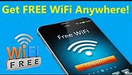 How to get Free Wifi access anywhere you go.