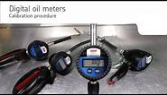 Lincoln digital oil meters - Calibration procedure