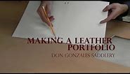 Making a Leather Portfolio