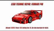 'Lego 10248: Ferrari F40' Unboxing, Speed Build & Review