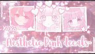 Aesthetic Pink Anime decals/decal id | For Royale high and Bloxburg ( ◜‿◝ )♡