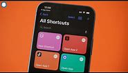 How To Create Shortcuts On Iphone IOS 16 - App Icons & Automations!