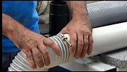 Dave Stanton woodworking. How to connect 4 inch PVC (sewer pipe) to 4 inch dust extraction pipe
