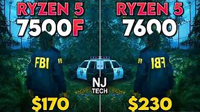 Ryzen 5 7500F vs 7600 - RX 7800 XT | Worth Spending Extra Money?