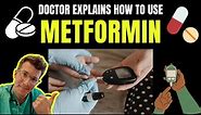How to use METFORMIN for DIABETES including doses, side effects & more! (Glucophage / Fortamet)