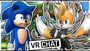 Movie Sonic Meets Nine In VR CHAT!!
