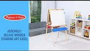 Assembly: Deluxe Wooden Standing Art Easel