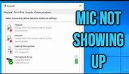 How To Fix Microphone Not Showing Up on Windows 10 [Complete Guide]