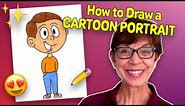 How to Draw a Cartoon Self Portrait