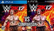 WWE 2k17 PS4 Vs PS3