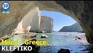 Kleftiko Beach in Milos, Greece - Boat & Cave Tours