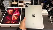 Apple iPad Pro 11” inch 2021 (3rd Generation) with M1 chip Unboxing + First Boot Up (Space Gray)