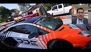 Daily Driven Exotics Lamborghini vs. Sledge Hammer (Florida Accident Attorney REACTS!!)