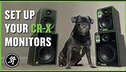 How To Set Up And Place Studio Monitors - Mackie CR-X