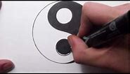 How To Draw a Yin Yang Symbol