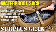 USMC 3 Season Sleeping Bag and Extreme Cold Weather Bag with waterproof bag