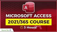 Microsoft Access 2021 Beginner Course: 3 Hours Database Management Training