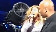 Beyonce Hair Caught in Fan Video!
