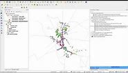 FTTx / FTTH network planning in QGIS free software