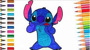 Cute Stitch - Lilo & Stitch Coloring Book Pages for Kids