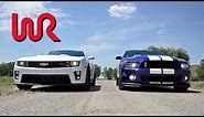 2013 Chevrolet Camaro ZL1 & 2013 Ford Shelby GT500 Mustang - WINDING ROAD POV Test Drive