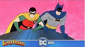 #ClassicCartoon Super Friends | Batman & Robin Get Shrunk! | @dckids