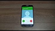 Samsung Galaxy S4 Incoming Call