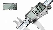 Digital Calipers, DITRON 6" Vernier Caliper- Electronic Micrometer with Large LCD Screen, Stainless Steel, Auto-Off Feature, Inch/Fraction/Millimeter