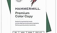 Hammermill Printer Paper, Premium Color 28 lb Copy Paper, 8.5 x 11 - 1 Ream (500 Sheets) - 100 Bright, Made in the USA, 102467R