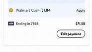 Walmart raises my total cost when I apply Walmart cash