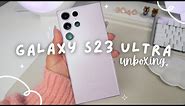 Galaxy S23 Ultra Lavender Unboxing ASMR + Casetify Cases + Functional Accessories 📱